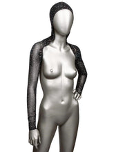 Radiance Plus Size Stretchy Hooded Shoulder Shrug Wigs and Gloves